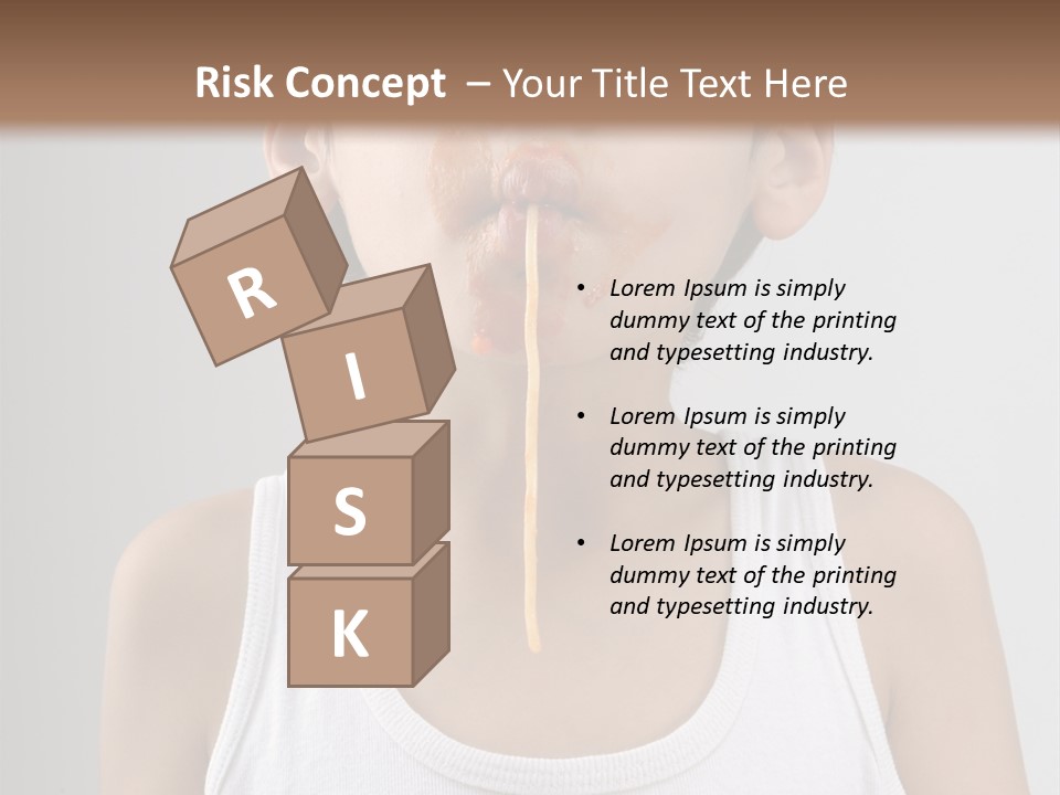 Sucking Meal Sauce PowerPoint Template