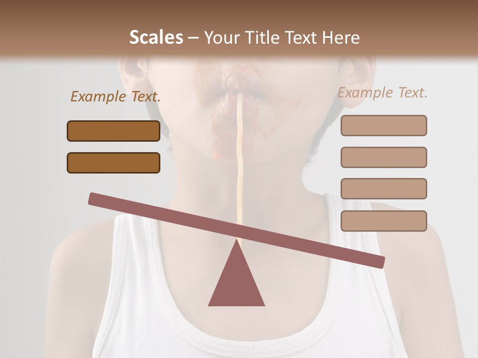 Sucking Meal Sauce PowerPoint Template