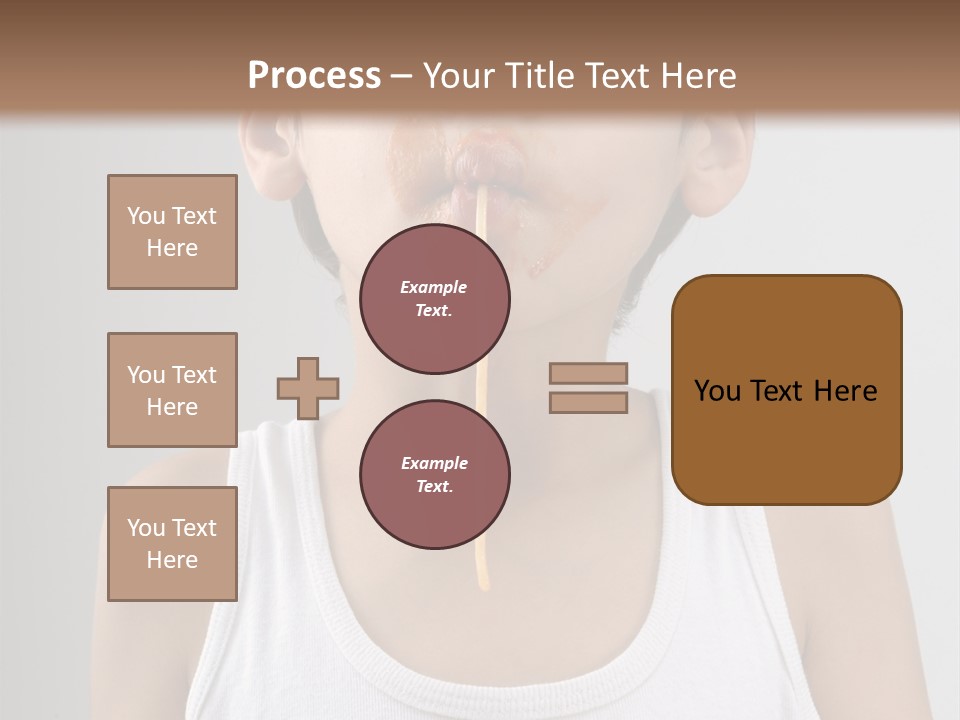 Sucking Meal Sauce PowerPoint Template