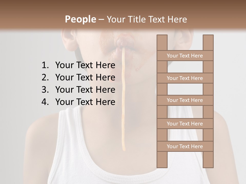 Sucking Meal Sauce PowerPoint Template