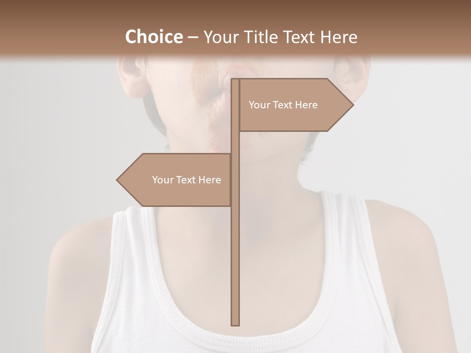 Sucking Meal Sauce PowerPoint Template