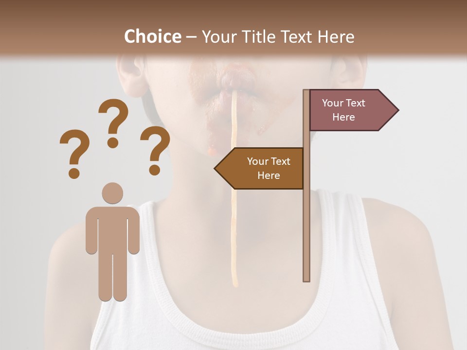 Sucking Meal Sauce PowerPoint Template