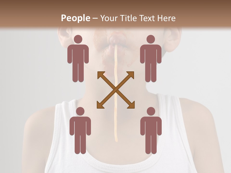 Sucking Meal Sauce PowerPoint Template