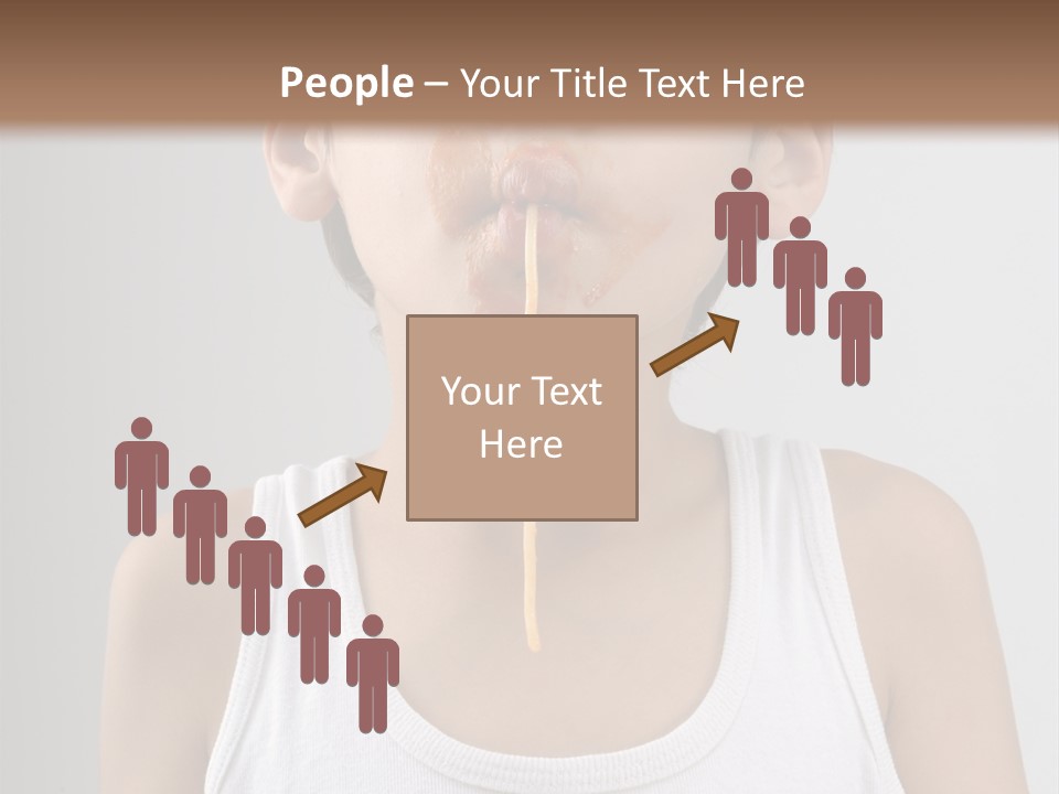 Sucking Meal Sauce PowerPoint Template