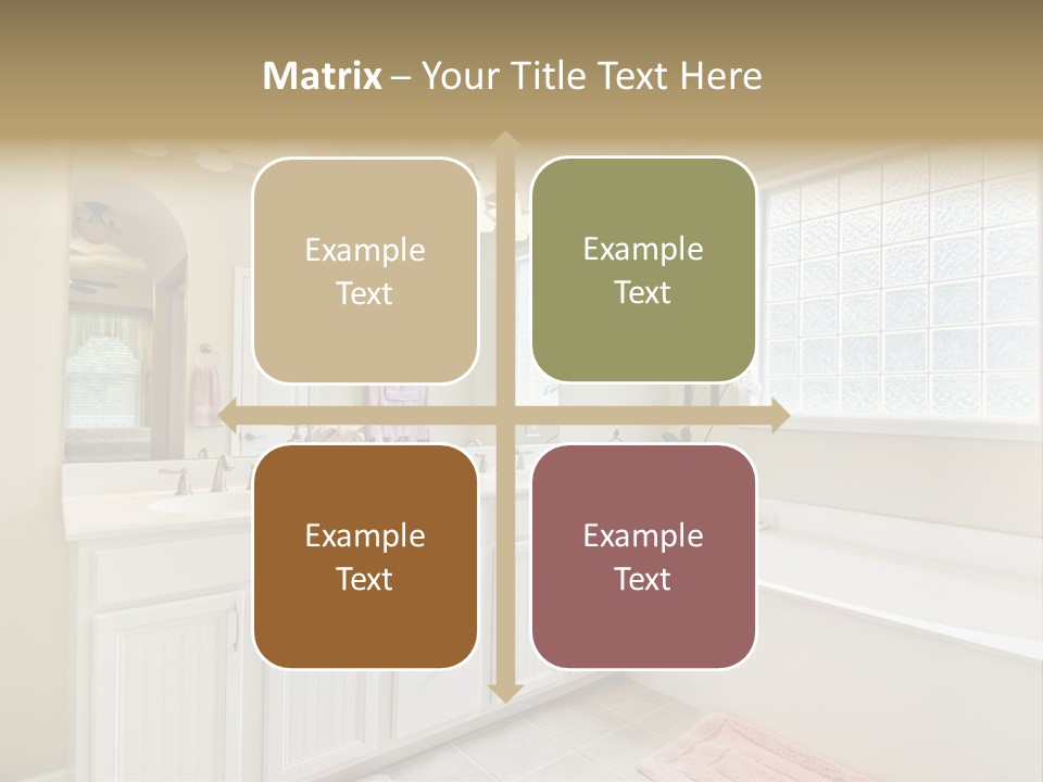 Tile Towel Counter PowerPoint Template