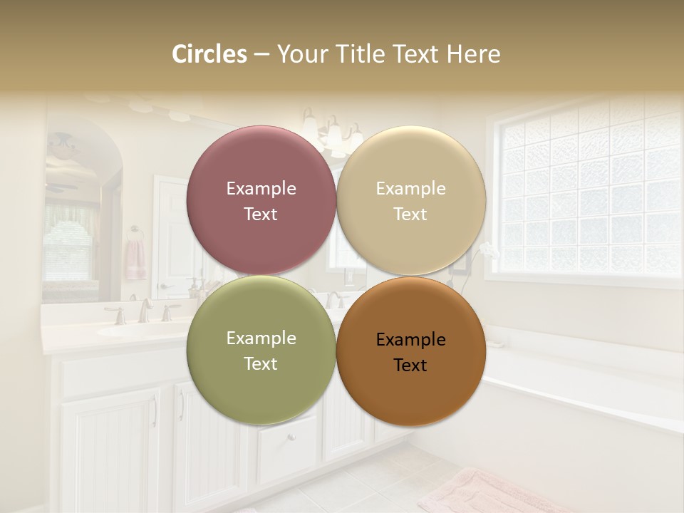 Tile Towel Counter PowerPoint Template