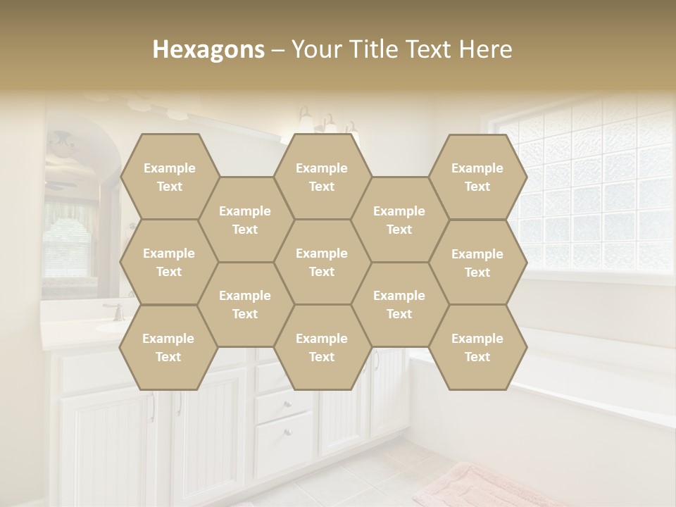 Tile Towel Counter PowerPoint Template