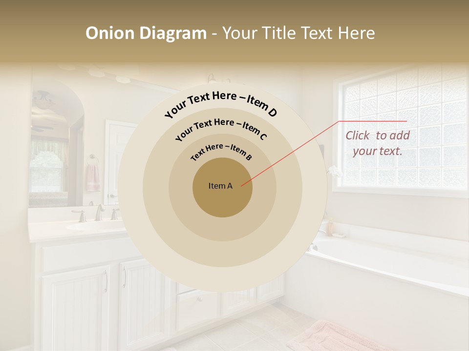 Tile Towel Counter PowerPoint Template