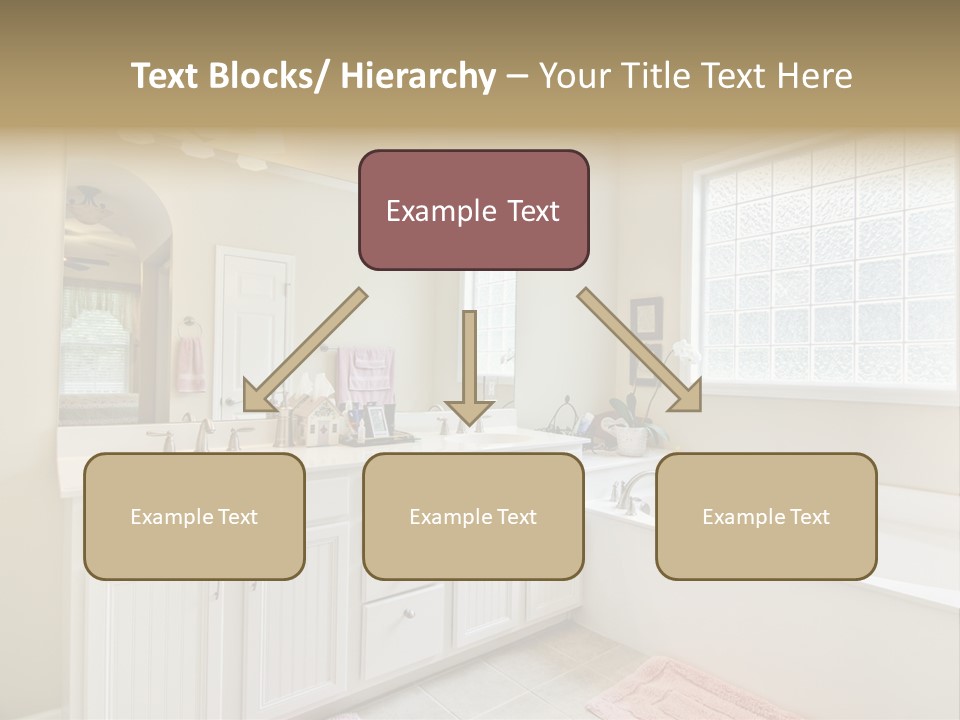 Tile Towel Counter PowerPoint Template