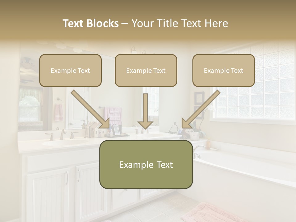 Tile Towel Counter PowerPoint Template