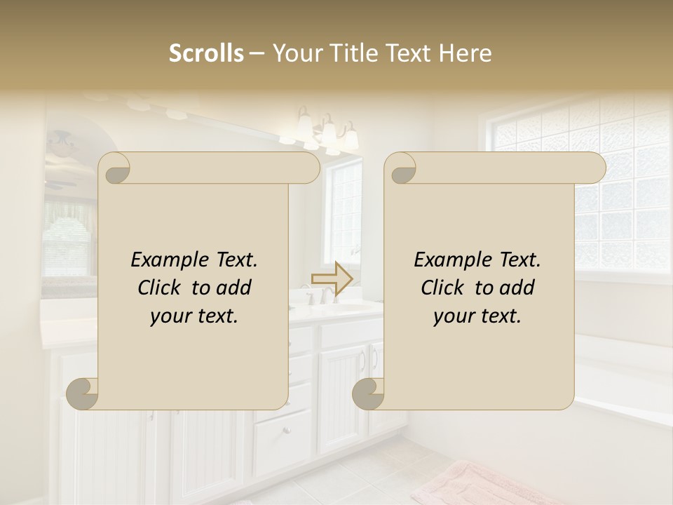 Tile Towel Counter PowerPoint Template
