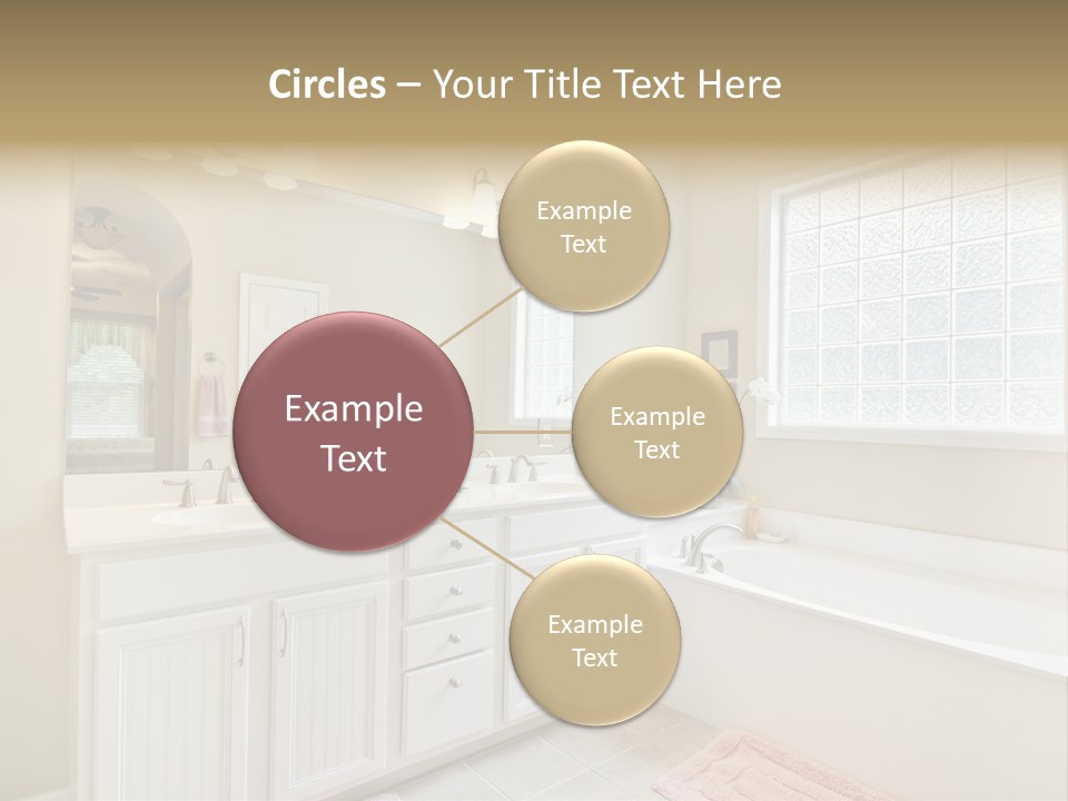 Tile Towel Counter PowerPoint Template