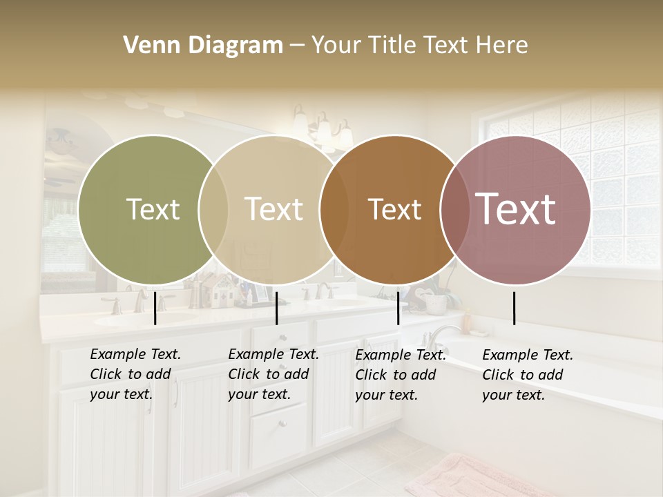 Tile Towel Counter PowerPoint Template