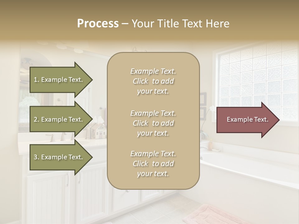 Tile Towel Counter PowerPoint Template