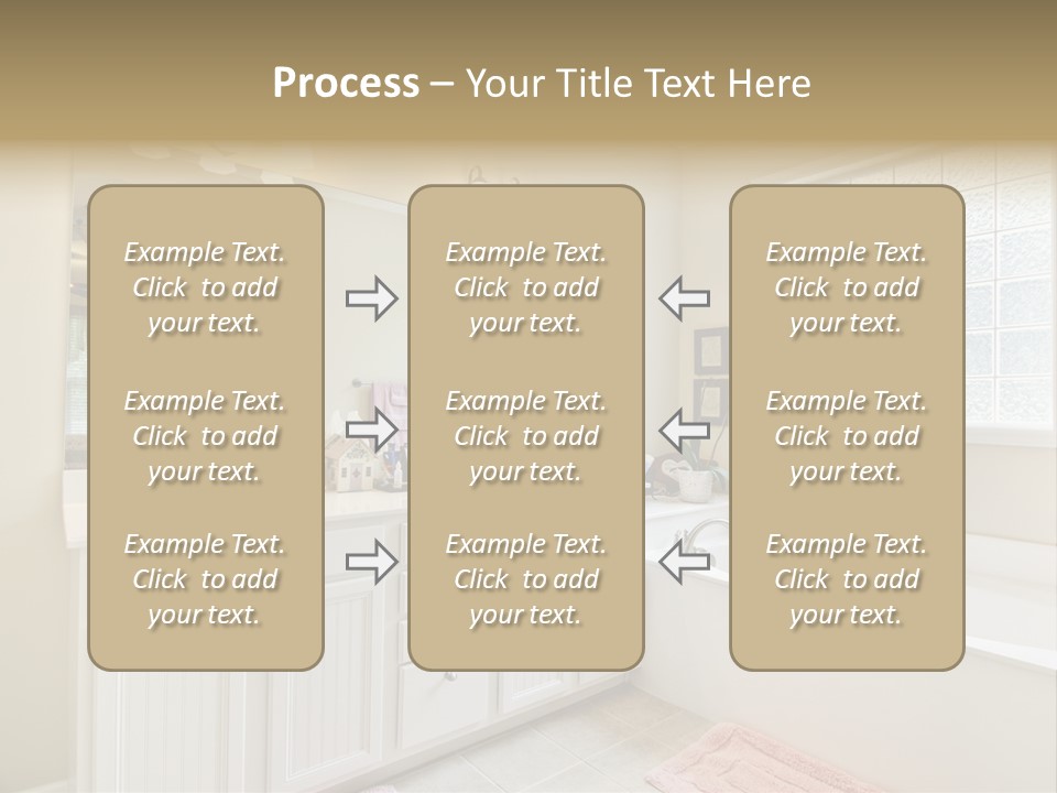 Tile Towel Counter PowerPoint Template