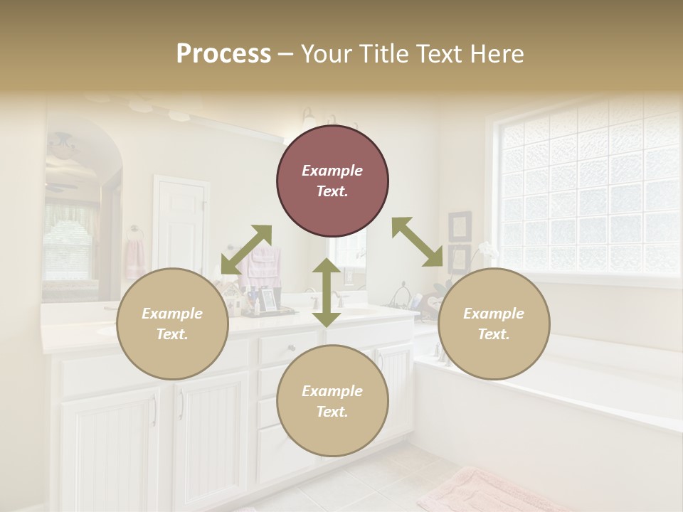 Tile Towel Counter PowerPoint Template