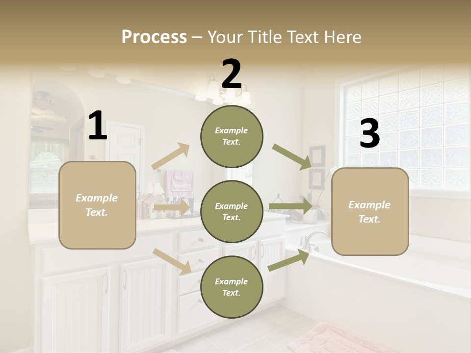 Tile Towel Counter PowerPoint Template