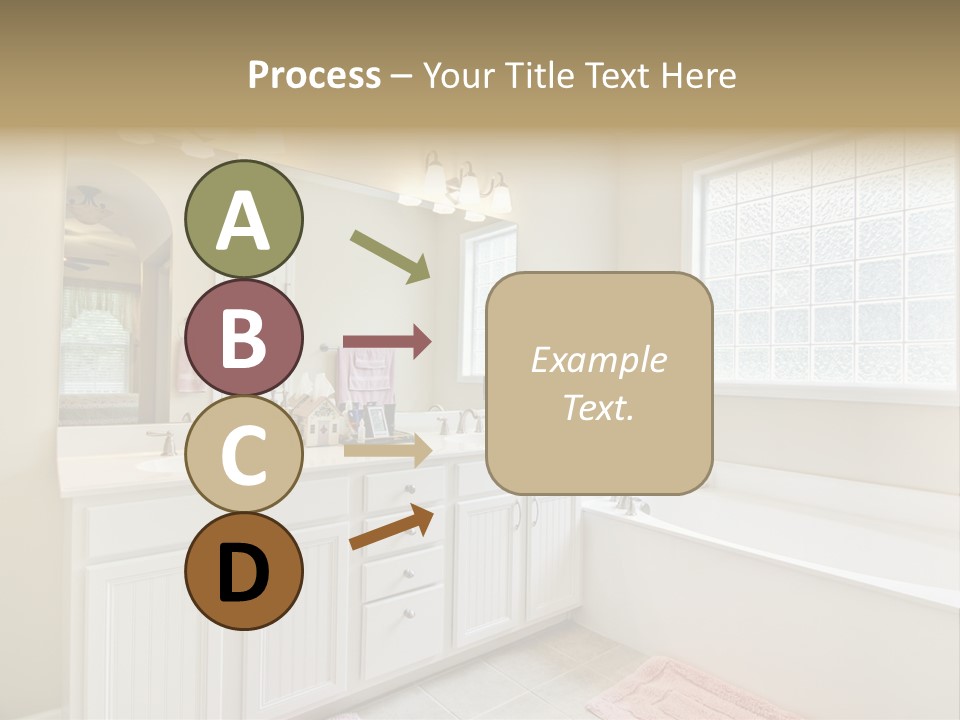 Tile Towel Counter PowerPoint Template