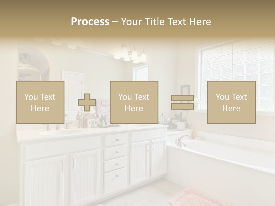 Tile Towel Counter PowerPoint Template