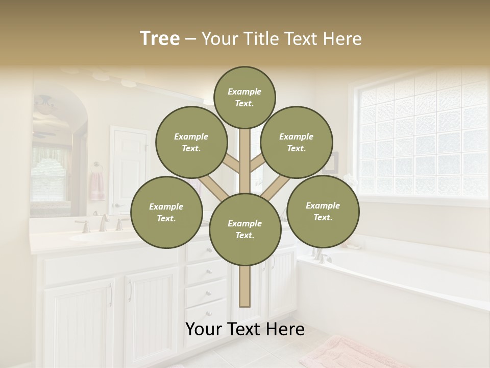 Tile Towel Counter PowerPoint Template