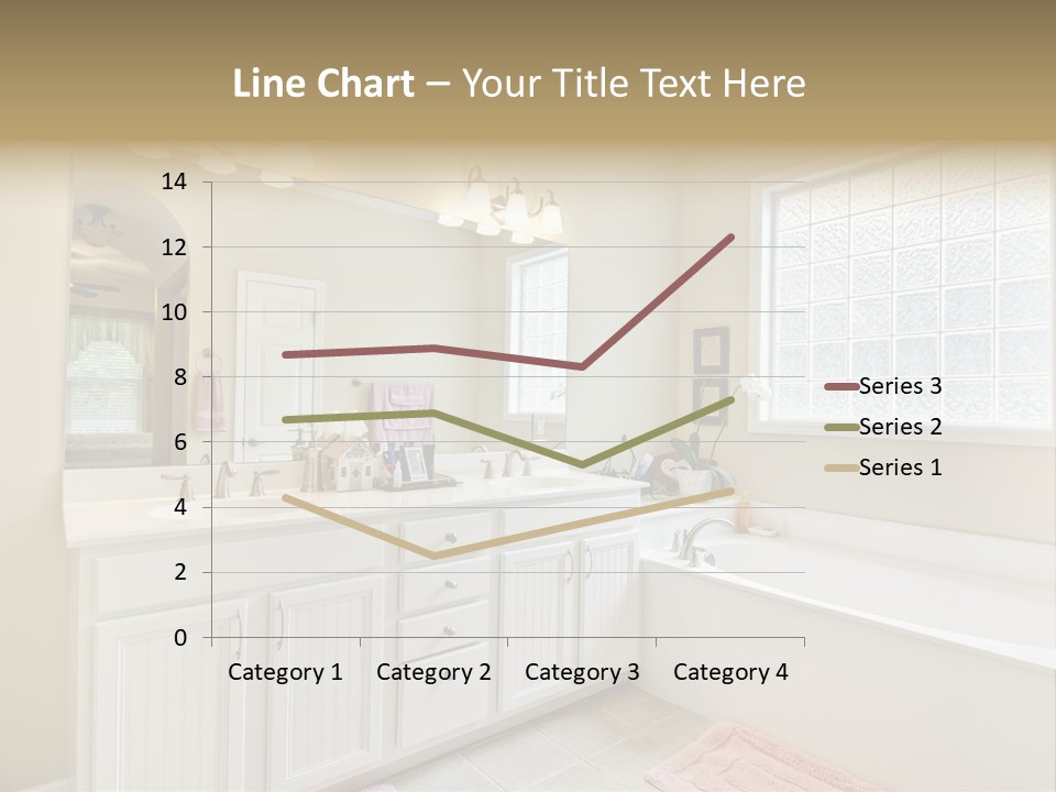 Tile Towel Counter PowerPoint Template