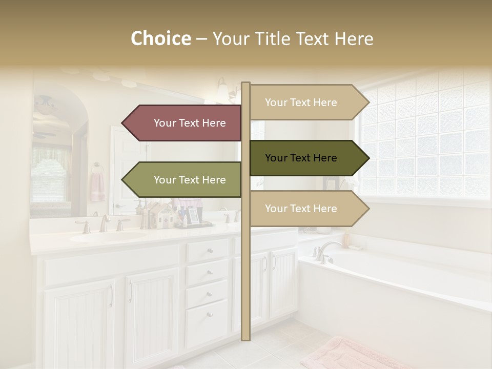 Tile Towel Counter PowerPoint Template