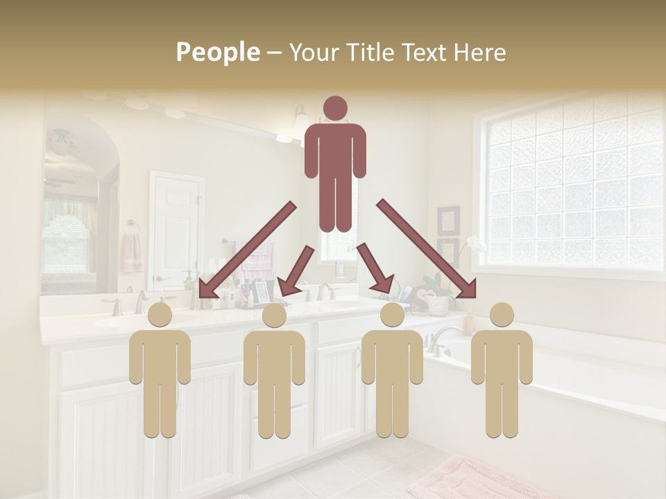 Tile Towel Counter PowerPoint Template