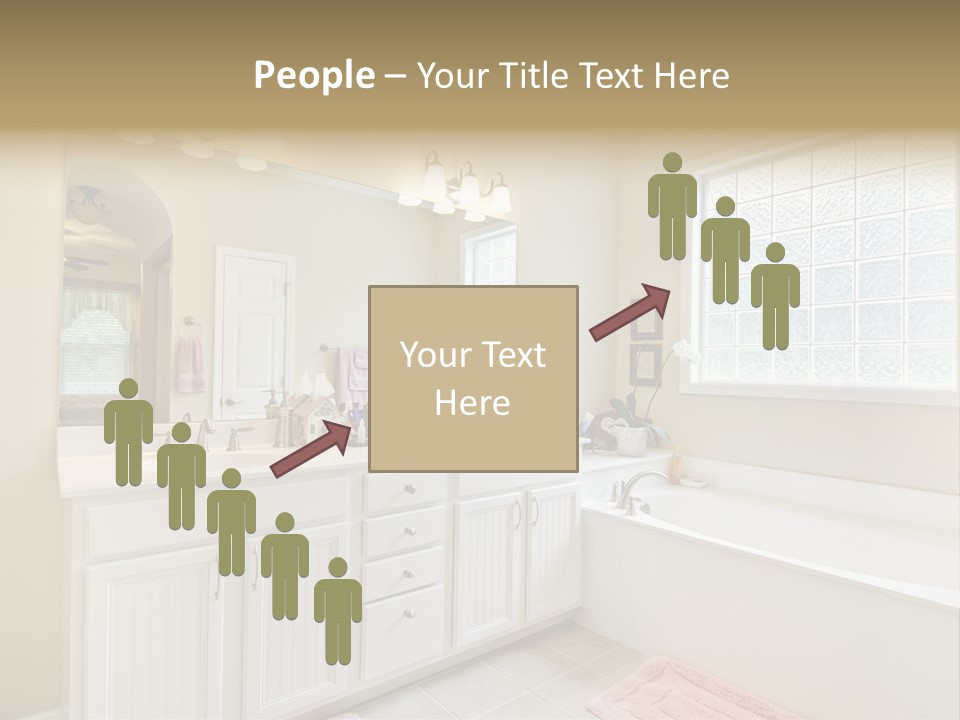 Tile Towel Counter PowerPoint Template