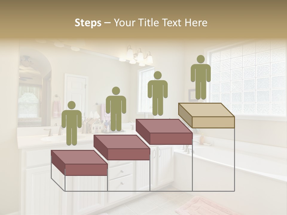 Tile Towel Counter PowerPoint Template