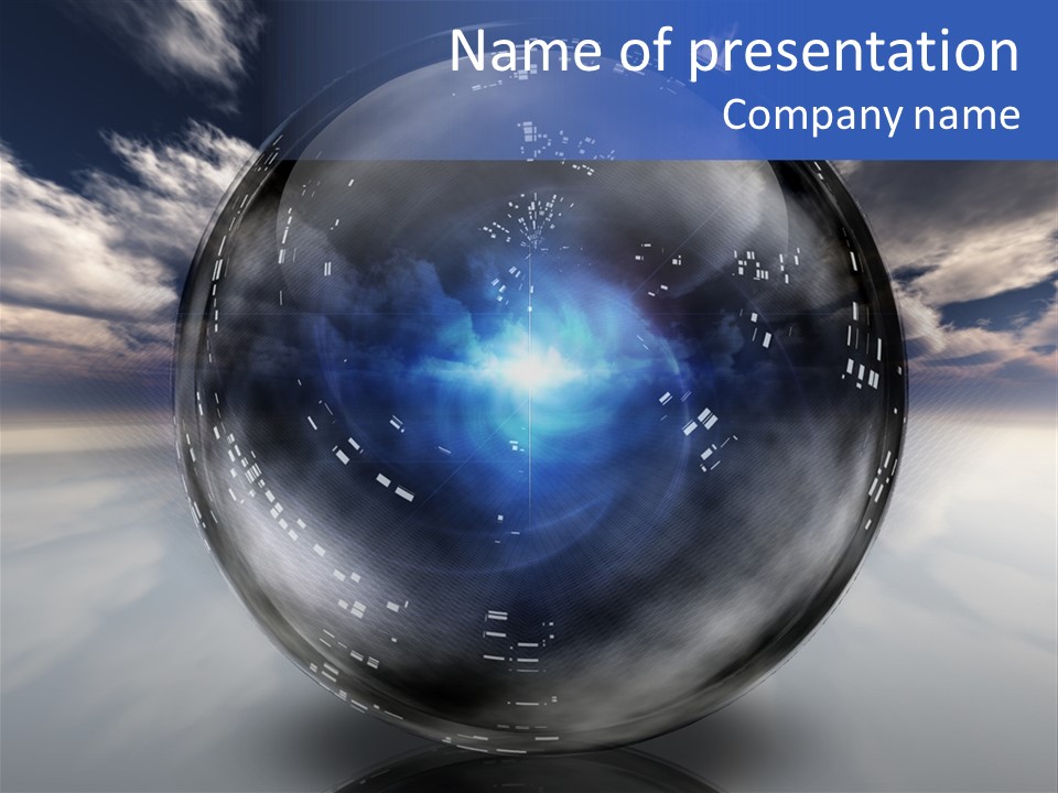 Contained Fantasy Clear PowerPoint Template