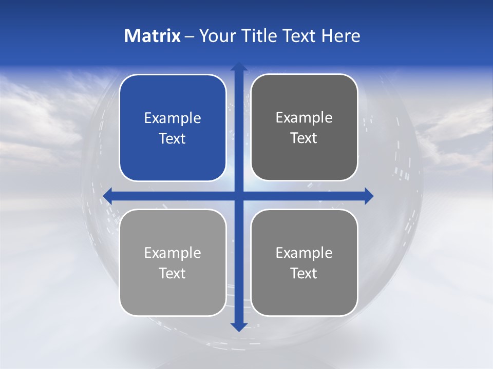 Contained Fantasy Clear PowerPoint Template