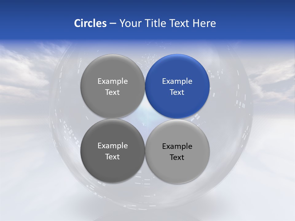Contained Fantasy Clear PowerPoint Template