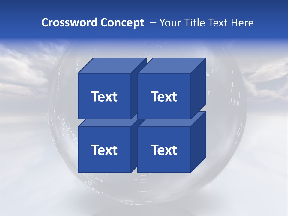 Contained Fantasy Clear PowerPoint Template
