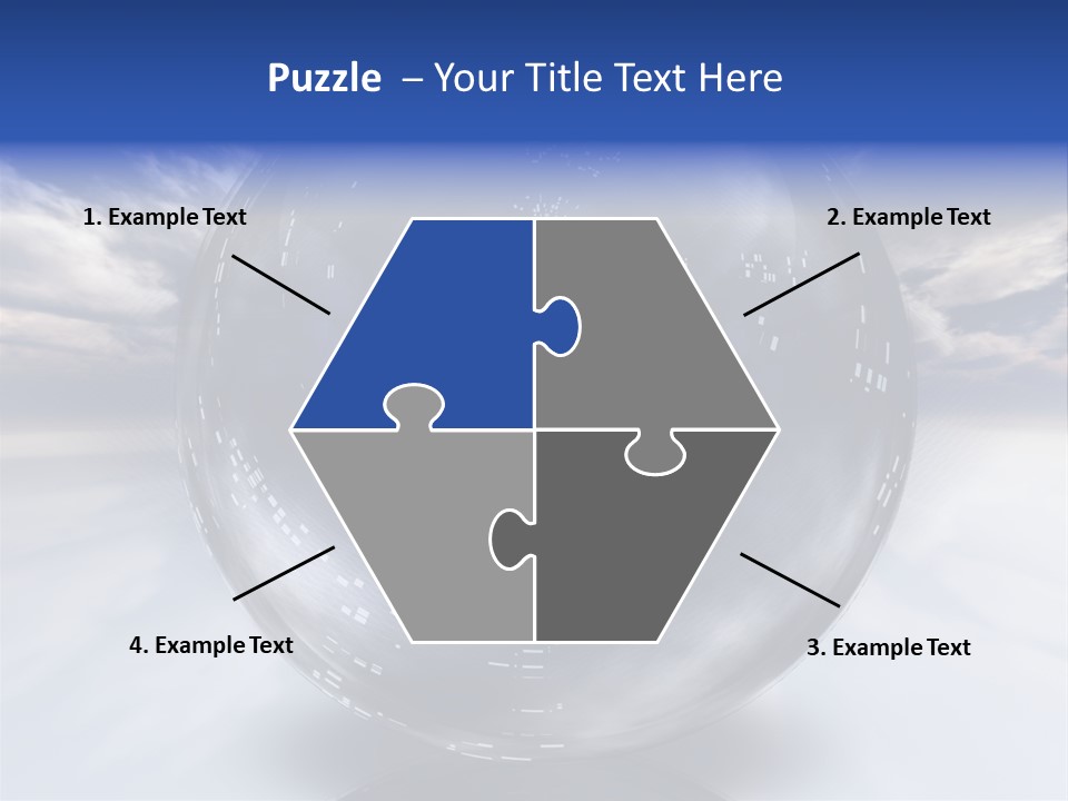 Contained Fantasy Clear PowerPoint Template