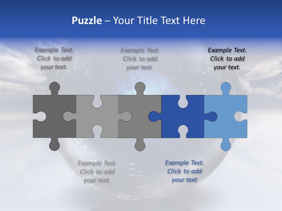 Contained Fantasy Clear PowerPoint Template