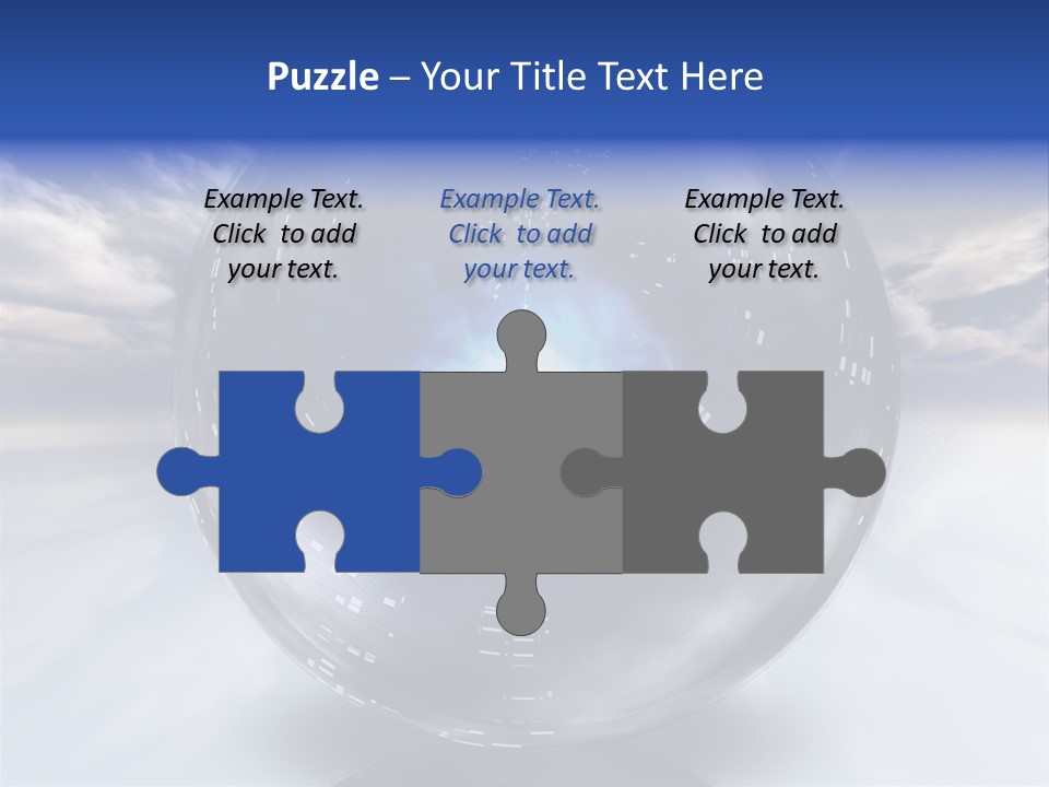 Contained Fantasy Clear PowerPoint Template