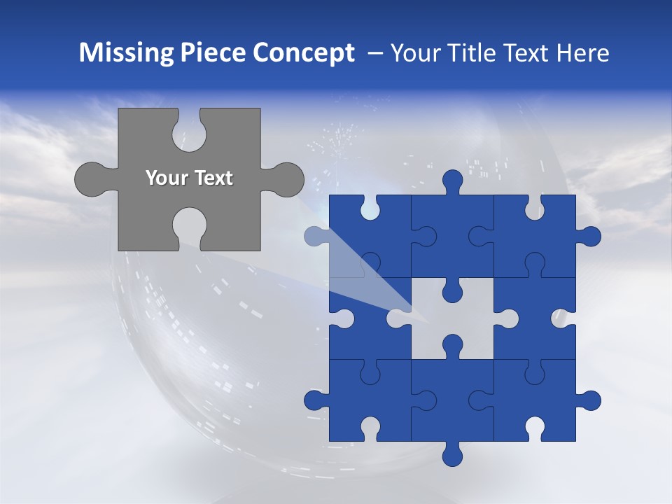 Contained Fantasy Clear PowerPoint Template