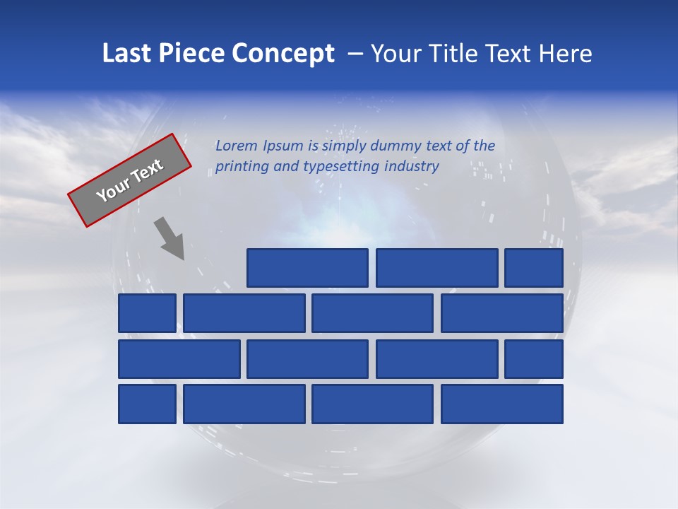 Contained Fantasy Clear PowerPoint Template