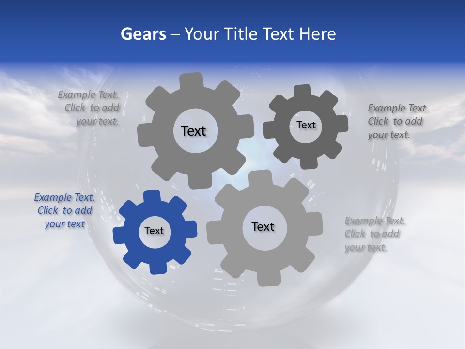 Contained Fantasy Clear PowerPoint Template