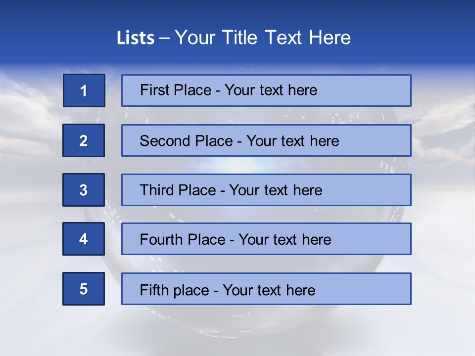Contained Fantasy Clear PowerPoint Template