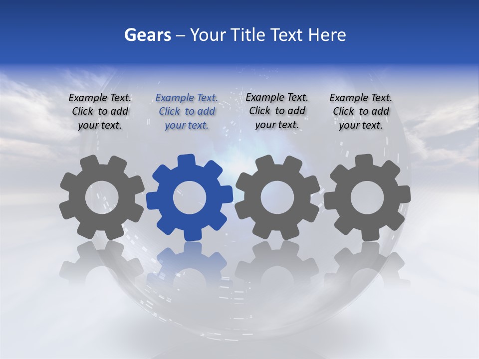 Contained Fantasy Clear PowerPoint Template