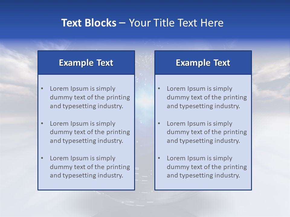Contained Fantasy Clear PowerPoint Template