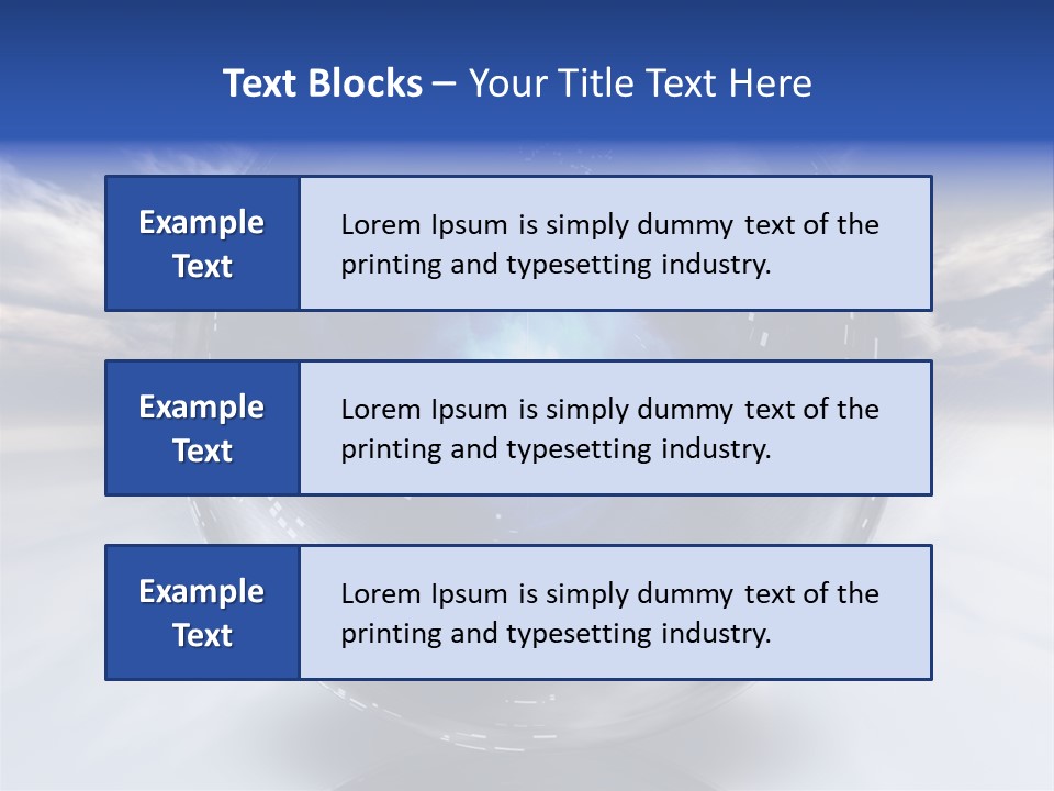 Contained Fantasy Clear PowerPoint Template
