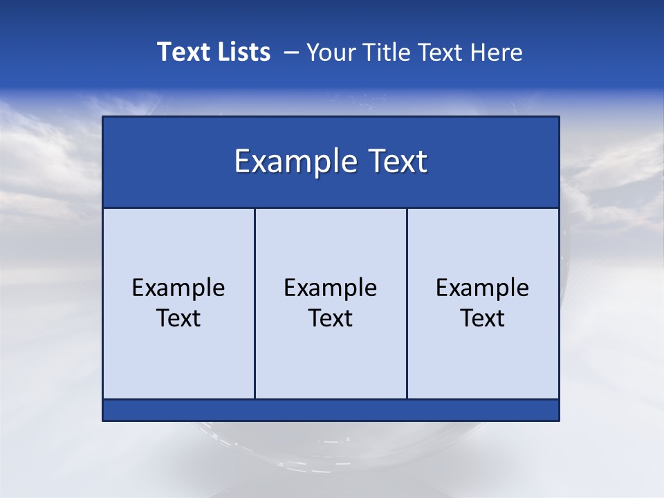 Contained Fantasy Clear PowerPoint Template