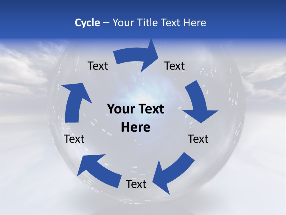 Contained Fantasy Clear PowerPoint Template