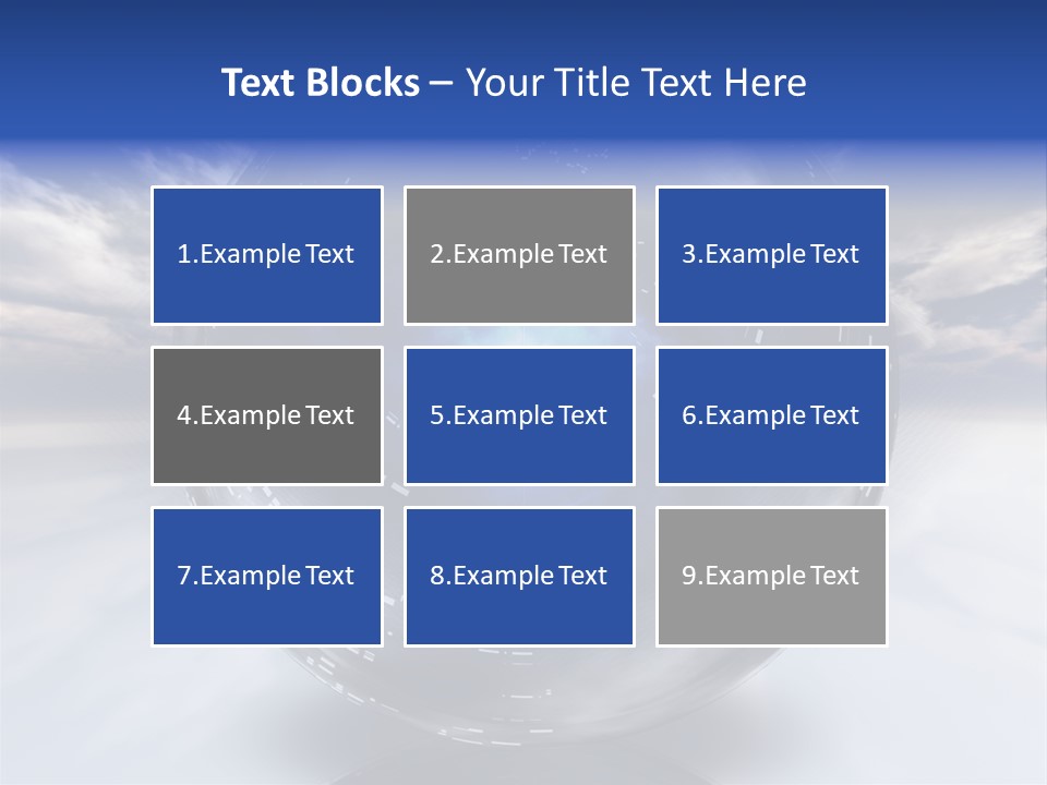 Contained Fantasy Clear PowerPoint Template
