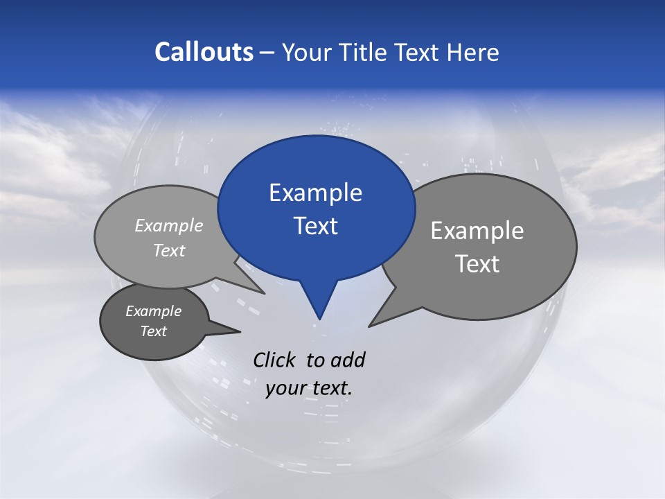 Contained Fantasy Clear PowerPoint Template