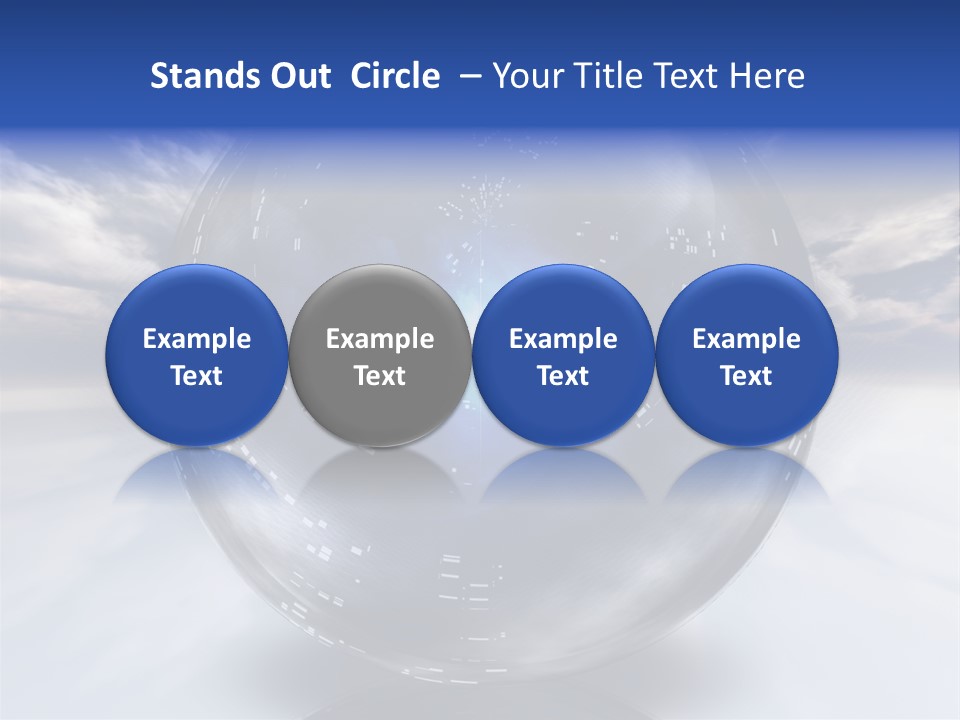 Contained Fantasy Clear PowerPoint Template