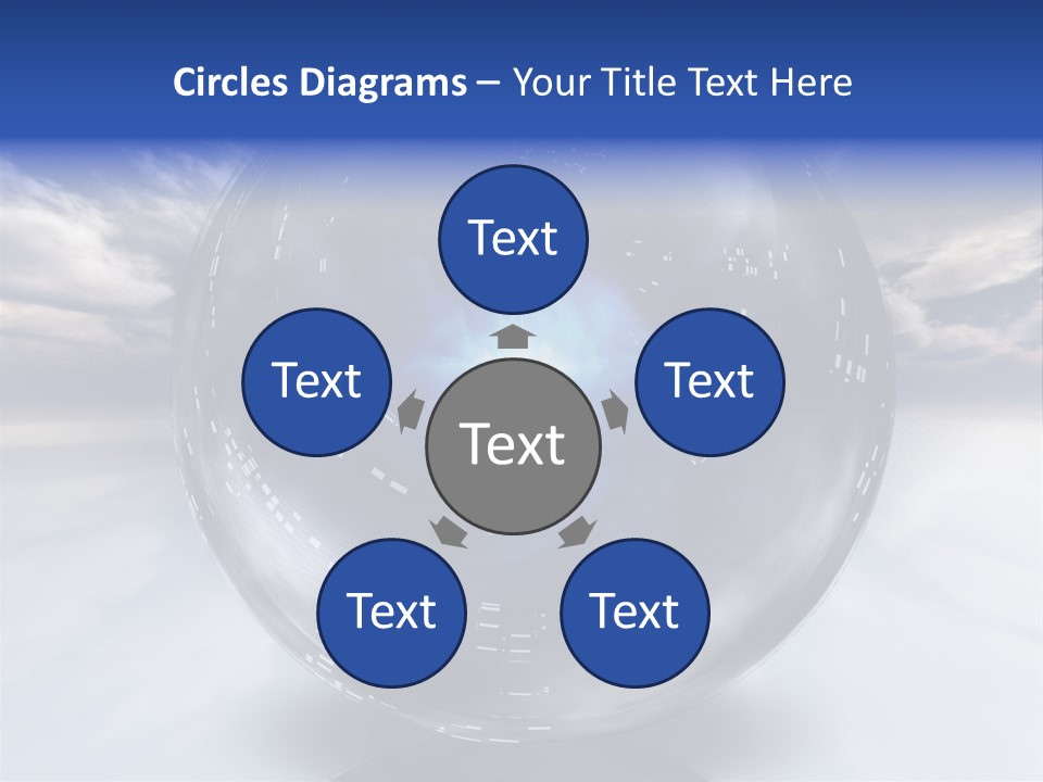 Contained Fantasy Clear PowerPoint Template
