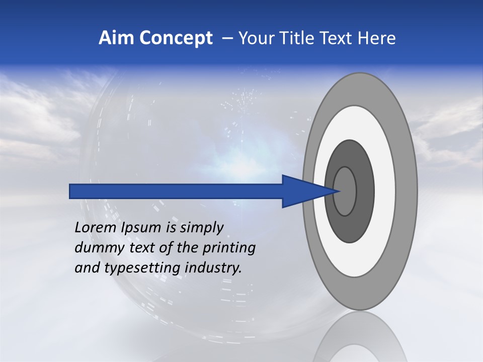 Contained Fantasy Clear PowerPoint Template